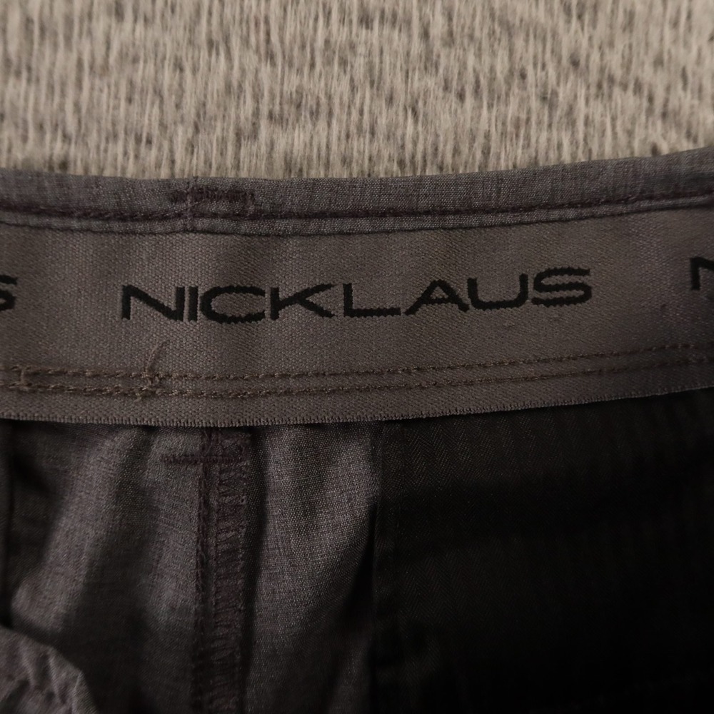 Jack Nicklaus Shorts Mens 30 Gray Heather Polyester Golf Chino Performance - Picture 3 of 6